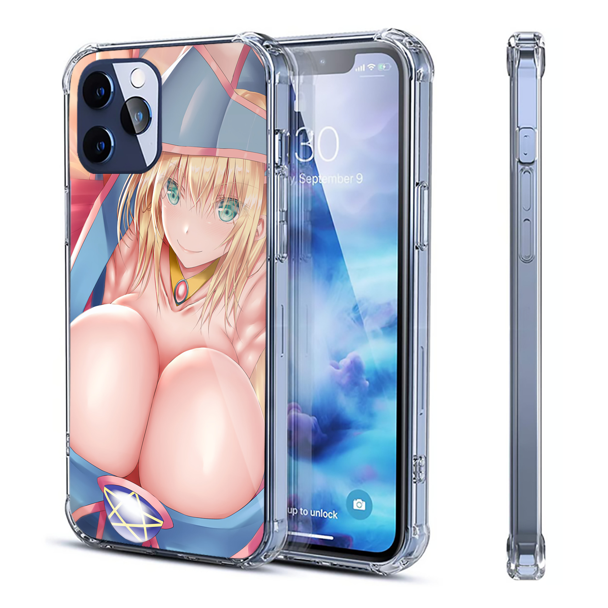 （画像用） 遊☆戯☆王 Yu-Gi-Oh! 【iPhone 12シリーズ対応】透明スマホケース（クリアソフトケース）